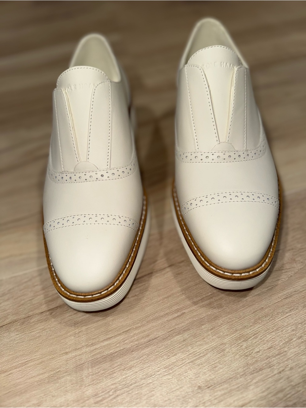 Women's Cream Platform Cole Haan